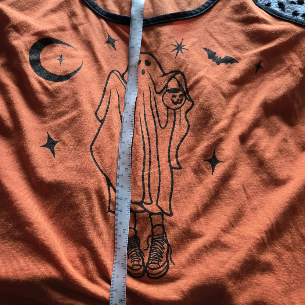 Vera's Eye Candy - Orange Ghost Graphic Tank Top - Picture 5 of 5